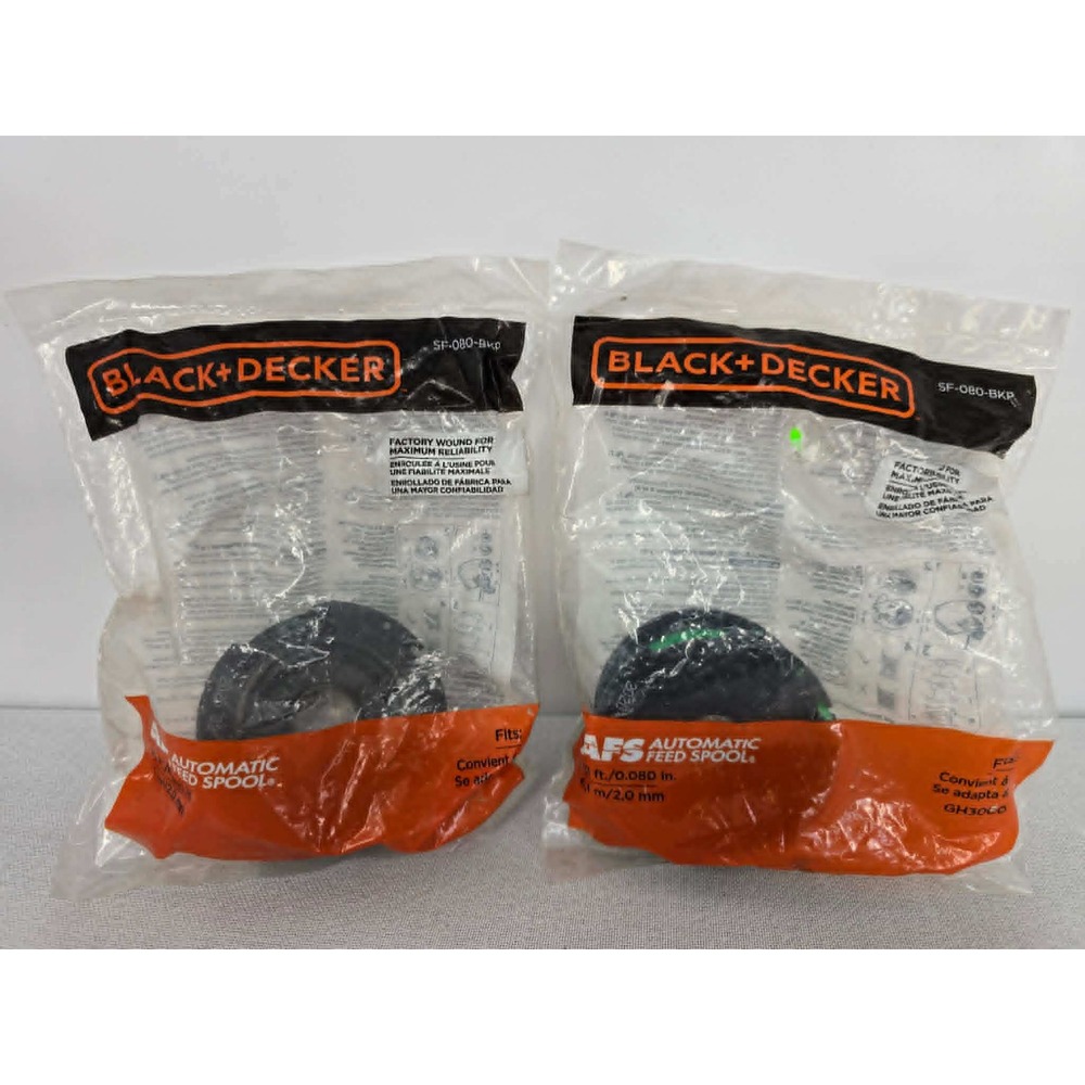 Black & Decker SF-080-BKP AFS Automatic Feed Spool 0.080 in 2.0 mm 2 Pack GH3000